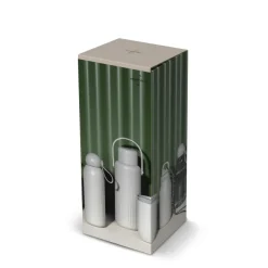 Kolba termiczna Sagaform Theo (z recyklingu) 1 L / Beżowy LT52136-N0055
