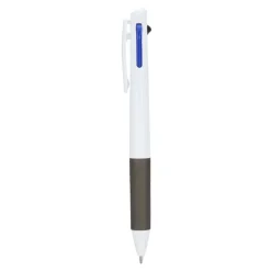 3-kolorowy długopis z uchwytem i smyczą / Biały / czarny LT87855-N0102