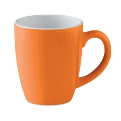 Kolorowy kubek ceramiczny / Pomarańczowy MO9242-10