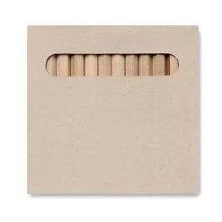 Komplet 12 kredek w pudełku / Brązowy IT1047-01