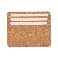Korkowe etui na karty z RFID / Bezowy MO2625-13