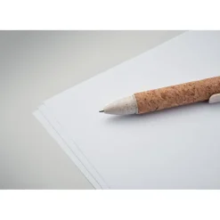 Korkowy długopis z 4-kolorowym tus / Bezowy MO2421-13