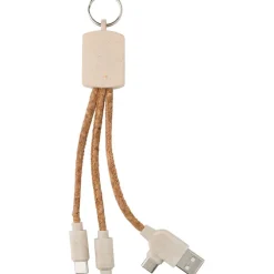 Korkowy kabel do ładowania / Brązowy V1688-16