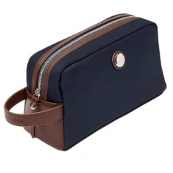 Kosmetyczka Button Navy & Brown / Granatowy FTC426N