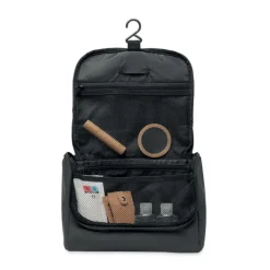 Kosmetyczka wisząca z PU / Czarny MO2740-03
