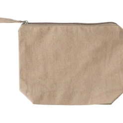 Kosmetyczka z bawełny z recyklingu / Khaki V2196-25