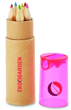 6 kredek w tubie / Przezroczysty różowy MO8580-31