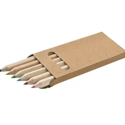 Kredki drewniane 6 kolorów MINI / Brązowy 112701