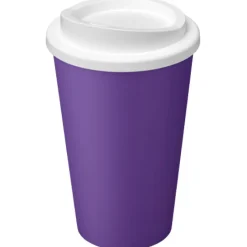 Kubek Americano Eco z recyklingu o pojemności 350 ml / Fioletowy 21042228