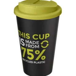 Kubek Americano® Eco z recyklingu o pojemności 350 ml z pokrywą odporną na zalanie / Różowy 21042541