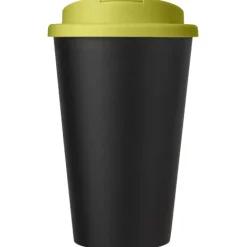Kubek Americano® Eco z recyklingu o pojemności 350 ml z pokrywą odporną na zalanie / Różowy 21042541