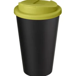 Kubek Americano® Eco z recyklingu o pojemności 350 ml z pokrywą odporną na zalanie / Różowy 21042541