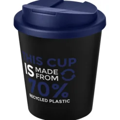 Kubek Americano® Espresso Eco z recyklingu o pojemności 250 ml z pokrywą odporną na zalanie  / Limonka 21045563