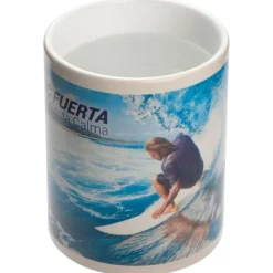 Kubek ceramiczny do sublimacji zmieniający kolor SIRMIONE 300 ml / Czerwony 343805