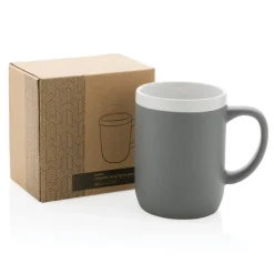 Kubek ceramiczny 300 ml / Szary P434.092