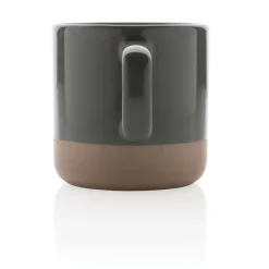 Kubek ceramiczny 300 ml / Szary P434.112