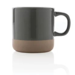 Kubek ceramiczny 300 ml / Szary P434.112