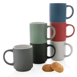 Kubek ceramiczny 180 ml / Zielony P434.077