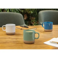 Kubek ceramiczny 280 ml / Zielony P434.087