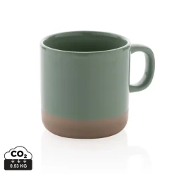 Kubek ceramiczny 300 ml / Zielony P434.117