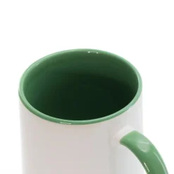 Kubek ceramiczny 350 ml / Zielony V9504-06