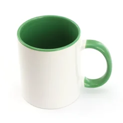 Kubek ceramiczny 350 ml / Zielony V9504-06