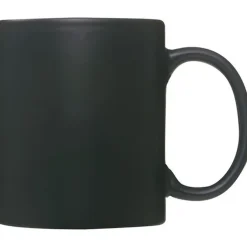 Kubek ceramiczny THESSALONIKI 300 ml / Czarny 087203