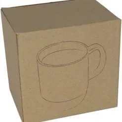 Kubek ceramiczny z korkiem GISTEL 350 ml / Biały 241806