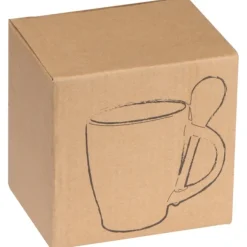 Kubek ceramiczny z łyżeczką PALERMO 250 ml / Zielony 509509