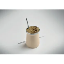 Kubek do herbaty yerba mate / Bezowy MO2776-13