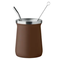 Kubek do herbaty yerba mate / Brazowy MO2776-01