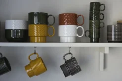 Kubek do kawy COFFEE & MORE 2-szt, szary / Szary 5018371-