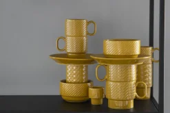 Kubek do kawy COFFEE & MORE 2-szt, żółty / Żółty 5018524-