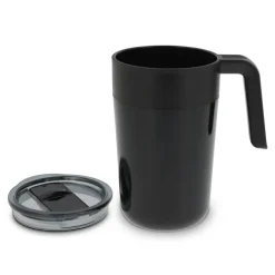 Kubek do kawy o podwójnych ściankach 400ml / Czarny LT98834-N0002