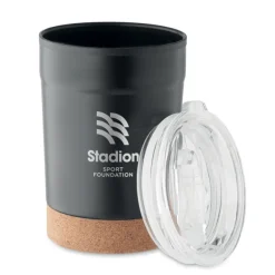 Kubek dwuściankowy 300 ml / Czarny MO2187-03