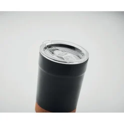 Kubek dwuściankowy 300 ml / Czarny MO2187-03