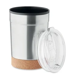 Kubek dwuściankowy 300 ml / Srebrny Mat MO2187-16