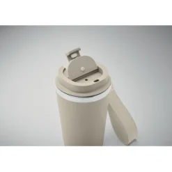 Kubek dwuścienny 350 ml / Bezowy MO2317-13