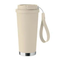 Kubek dwuścienny 500 ml / Bezowy MO2662-13