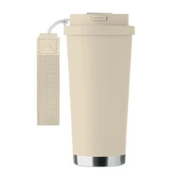 Kubek dwuścienny 500 ml / Bezowy MO2662-13