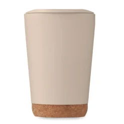 Kubek dwuścienny 300 ml / Bezowy MO2446-13