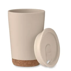 Kubek dwuścienny 300 ml / Bezowy MO2446-13