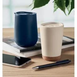 Kubek dwuścienny 300 ml / Bezowy MO2446-13