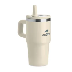 Kubek dwuścienny 500 ml / Bezowy MO3170-13