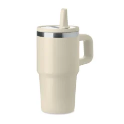 Kubek dwuścienny 500 ml / Bezowy MO3170-13