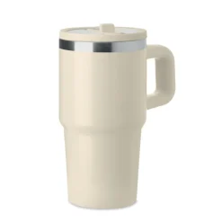 Kubek dwuścienny 500 ml / Bezowy MO3170-13
