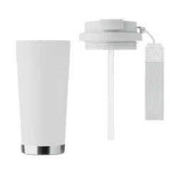 Kubek dwuścienny 500 ml / Bialy MO2662-06