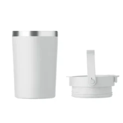 Kubek dwuścienny 350 ml / Bialy MO2922-06