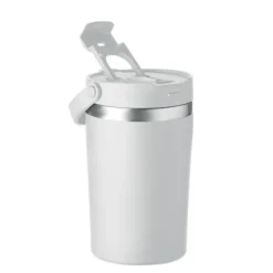 Kubek dwuścienny 350 ml / Bialy MO2922-06