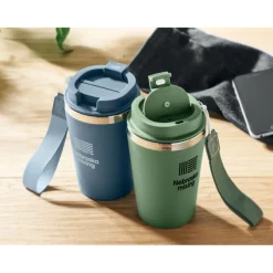 Kubek dwuścienny 350 ml / Ciemnozielony MO2317-60